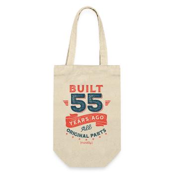 Build 55 Years Ago, All Original Parts (mostly). - Geschenkbeutel für Flaschen - Natur - Vorne