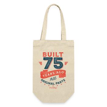 Build 75 Years Ago, All Original Parts (mostly). - Geschenkbeutel für Flaschen - Natur - Vorne