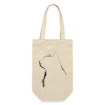 Cat, Cat Motif - Gift Bag for Bottles - nature - Front
