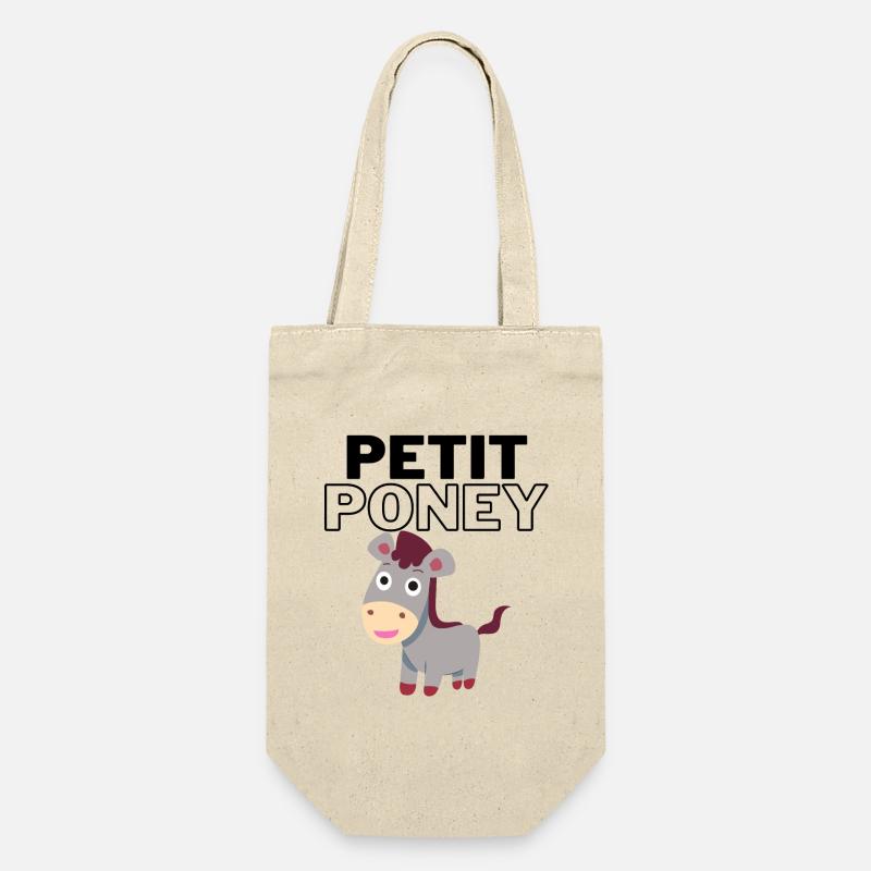 Petit poney - Sac à bouteille - nature