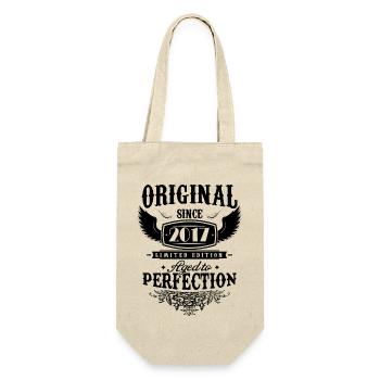 Perfection 2017 - 7th Anniversary,Original - Gift Bag for Bottles - nature - Front