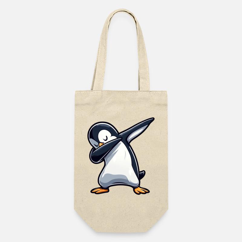 Penguin Dab Dabbing Cool Relaxed - Gift Bag for Bottles - nature