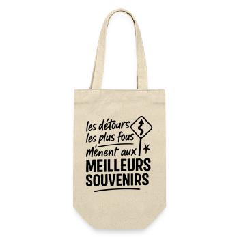 Illustration Éco-Responsable Nature - Sac à bouteille - nature - Devant