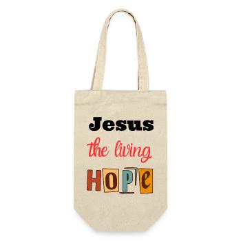 Joie de vivre Hope Design - Sac à bouteille - nature - Devant