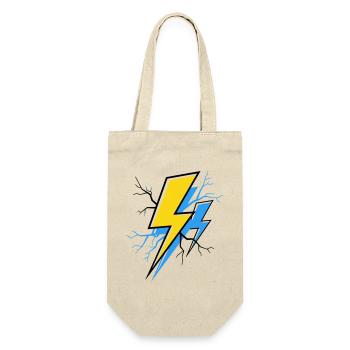 Rayon Bleu Jaune - Sac à bouteille - nature - Devant