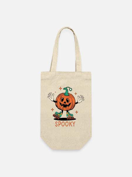 Spooky Halloween - Geschenkbeutel für Flaschen - Natur