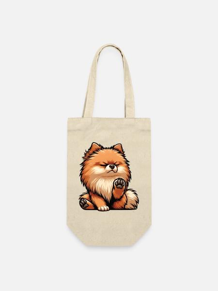 Poméranien Poméranien Spitz Chien Miniature Spitz Holder - Sac à bouteille - nature