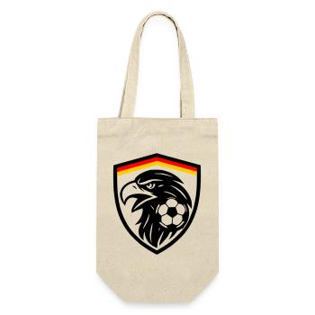 Deutschland Fußball Adler - Geschenkbeutel für Flaschen - Natur - Vorne