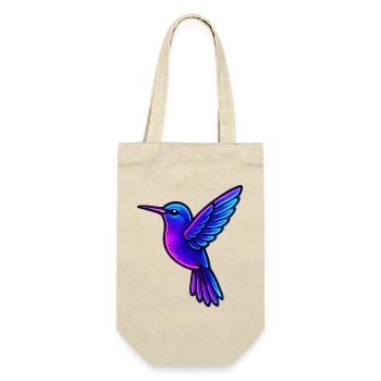 Neon Hummingbird Animals - Gift Bag for Bottles - nature - Front