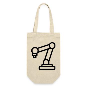 robotic arm - Gift Bag for Bottles - nature - Front
