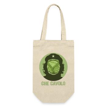 Funny Design What the Heck - Revolution Style - Gift Bag for Bottles - nature - Front