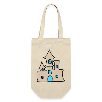 Sandcastle - beach summer - Gift Bag for Bottles - nature - Front
