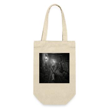 Wildcat Mine Noir Série Vintage Animal Crime - Sac à bouteille - nature - Devant