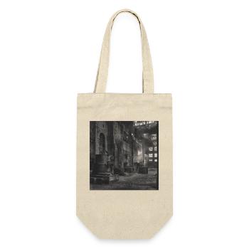 Lost Places Factory Retro Ravens Animal Crime Ruin - Gift Bag for Bottles - nature - Front