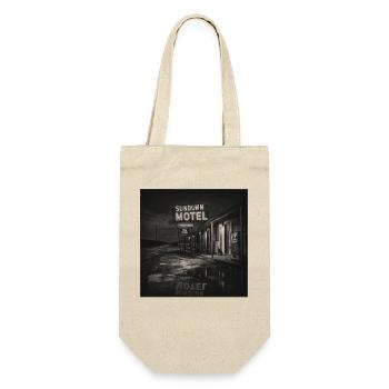 Motel vintage Night Noir Motif animal Chat Animal - Sac à bouteille - nature - Devant