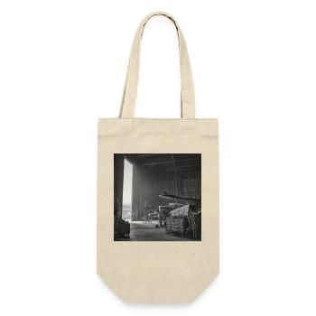 Raven on Plane Lost Place Vintage Animal Crime - Gift Bag for Bottles - nature - Front