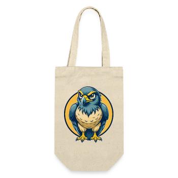 Mascotte de Hawk Kawaii Logo clipart de personnage de dessin animé - Sac à bouteille - nature - Devant