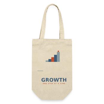 growth_design - Geschenkbeutel für Flaschen - Natur - Vorne