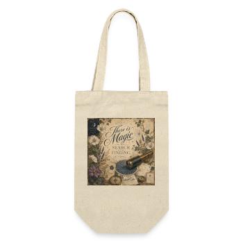 There Is Magic Telescope Poster Nostalgia Decoration - Gift Bag for Bottles - nature - Front