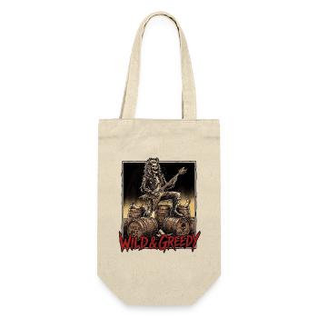 80s Heavy Metal Wild and Greedy Beer Festival - Gift Bag for Bottles - nature - Front