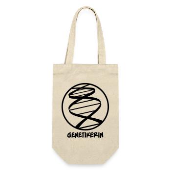 Genetikerin - Geschenkbeutel für Flaschen - Natur - Vorne