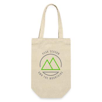 Haute saison Posséder les montagnes Vert/Gris - Sac à bouteille - nature - Devant