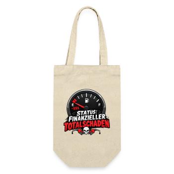 Benzinpreise Humor Design - Geschenkbeutel für Flaschen - Natur - Vorne
