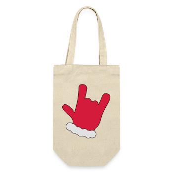 Christmas - Gift Bag for Bottles - nature - Front
