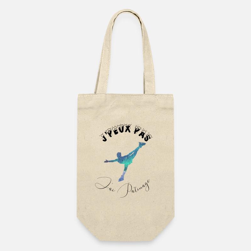 j'peux pas j'ai patinage - Sac à bouteille - nature