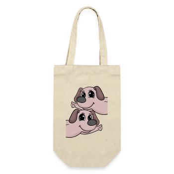 Chiens chiens - Sac à bouteille - nature - Devant