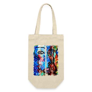 kunst digitalart grafikdesign vektorgrafik grafiken - Geschenkbeutel für Flaschen - Natur - Vorne
