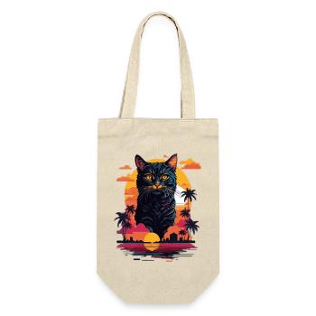 Chat sur la plage - Sac à bouteille - nature - Devant