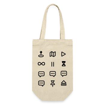 AWeTYet - Gift Bag for Bottles - nature - Front