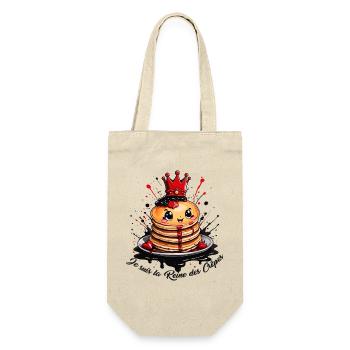 Je suis la reine des crêpes, meilleure cuisinière - Sac à bouteille - nature - Devant