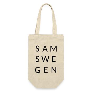 samswegen TRANSPARENTTOP sw o nav - Geschenkbeutel für Flaschen - Natur - Vorne