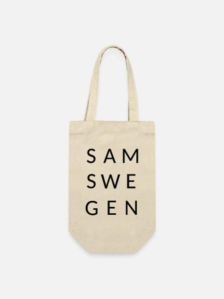 samswegen TRANSPARENTTOP sw o nav - Geschenkbeutel für Flaschen - Natur