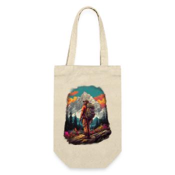 Wanderer 01 - Gift Bag for Bottles - nature - Front
