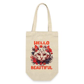 Chat Belle Femmes Élégantes Art Coloré Art - Sac à bouteille - nature - Devant