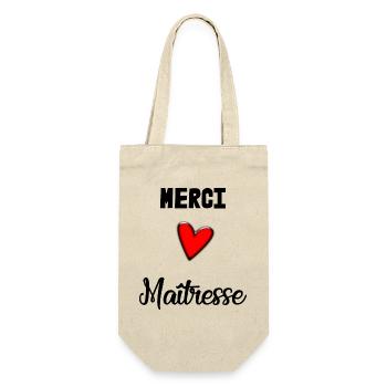 MISTRESS. THANK YOU. THANK YOU MISTRESS - Gift Bag for Bottles - nature - Front