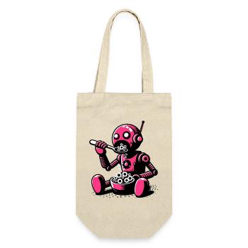 Martian Extraterrestrial Alien Robot - Gift Bag for Bottles - nature - Front