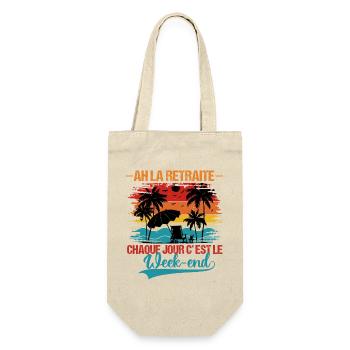 La retraite humour retraite cadeau pour retraité - Sac à bouteille - nature - Devant