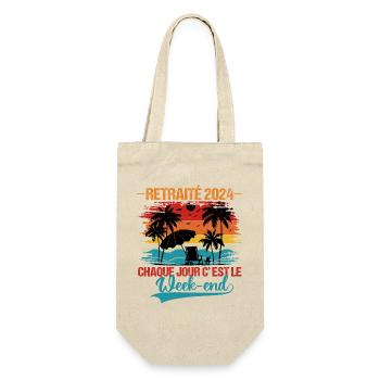 Retraité 2024 humour retraite cadeau pour retraité - Sac à bouteille - nature - Devant
