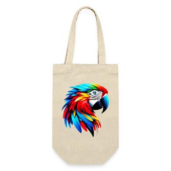 Perroquet - Sac à bouteille - nature - Devant