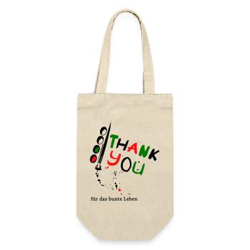 Thank you, thank you for the colorful life - Gift Bag for Bottles - nature - Front