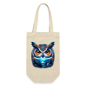 Owl - Gift Bag for Bottles - nature - Front