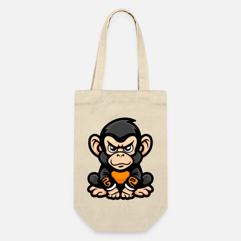 Bande dessinée Singe - Sac à bouteille - nature