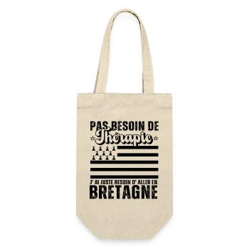 Pas Besoin De Thérapie Aller En Bretagne - Sac à bouteille - nature - Devant