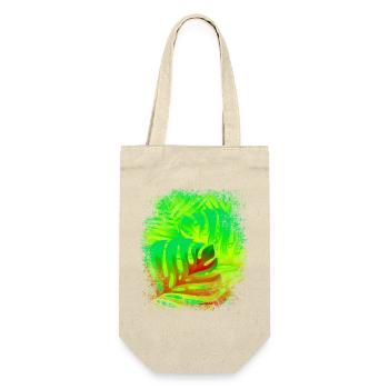 Sensation estivale feuilles aux couleurs de l’été - Sac à bouteille - nature - Devant