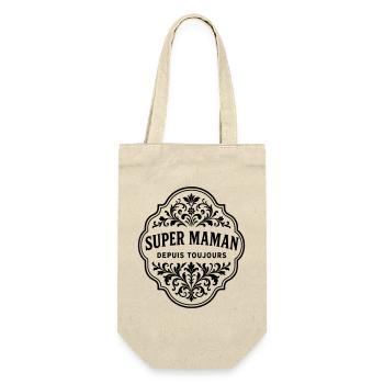 Super maman depuis toujours - Sac à bouteille - nature - Devant