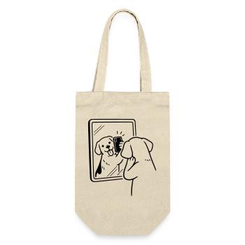 Chien Selfie Chien - Sac à bouteille - nature - Devant